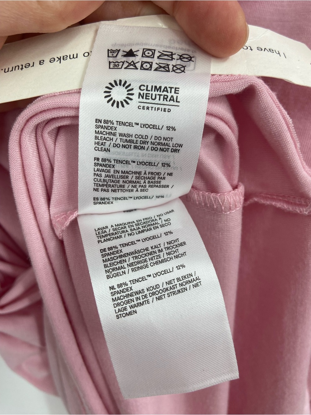 NWOT Reformation Belle Knit Dress Pink Medium - Picture 8 of 9